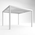 Aluminum Pergola Built for Outdoor Living, Adjustable Louvered Roof, Drainage System, Weather Resistant